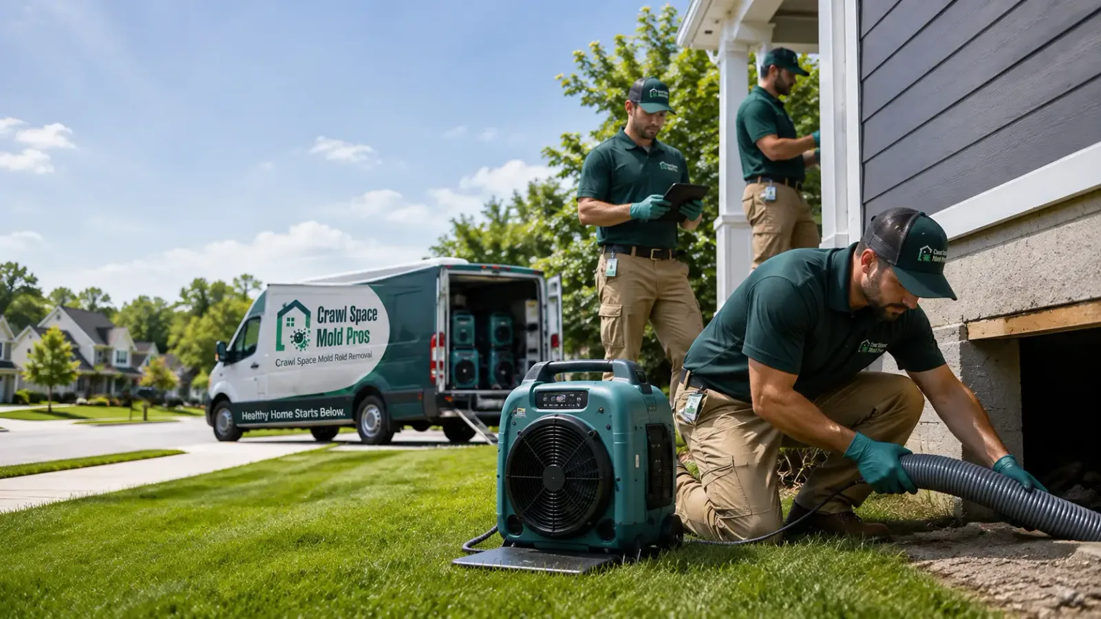 Crawl Space Mold Removal in Bloomingdale, IN